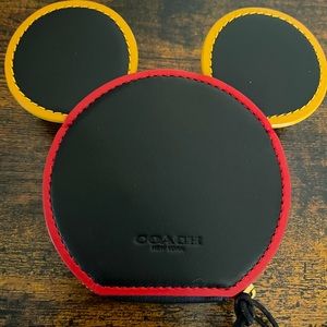 Coach Disney Mickey Mouse Keith Haring Ear Coin